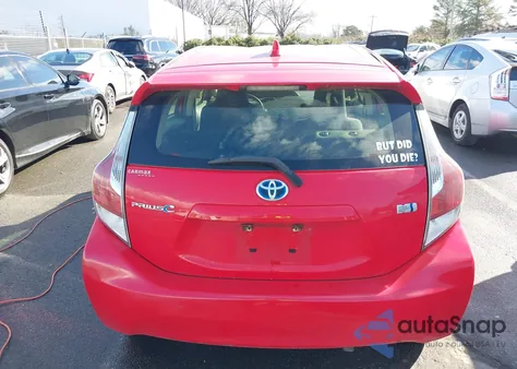 2016 Toyota Prius C One из США, поврежденный, VIN JTDKDTB35G1127157